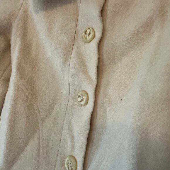 Fjord Fashion vintage jacket cream button 36 women Scandinavian wool Nordic - Picture 4 of 7
